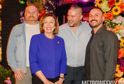 Speaker Emerita Nancy Pelosi visits Little Gay Pub #32